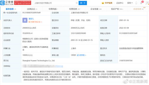 華為拓寬賽道 新增汽車零部件研發與工程服務業務