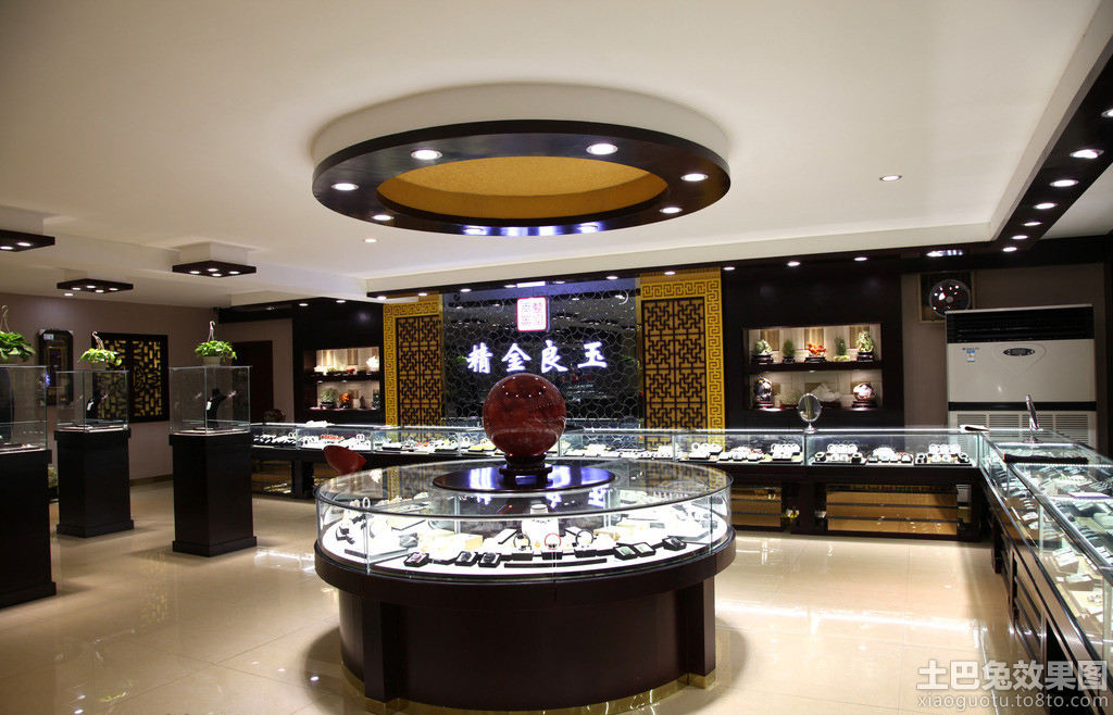 玉潤光華 珠寶玉器店效果圖設(shè)計(jì)美學(xué)